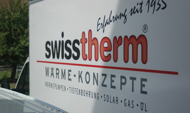 Swisstherm Logo auf Lieferwagen Swisstherm Logo auf Lieferwagen